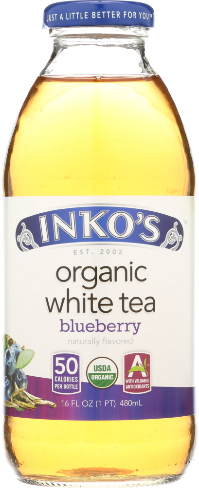 Inko's White Tea, Mountain Blueberry 16 Oz