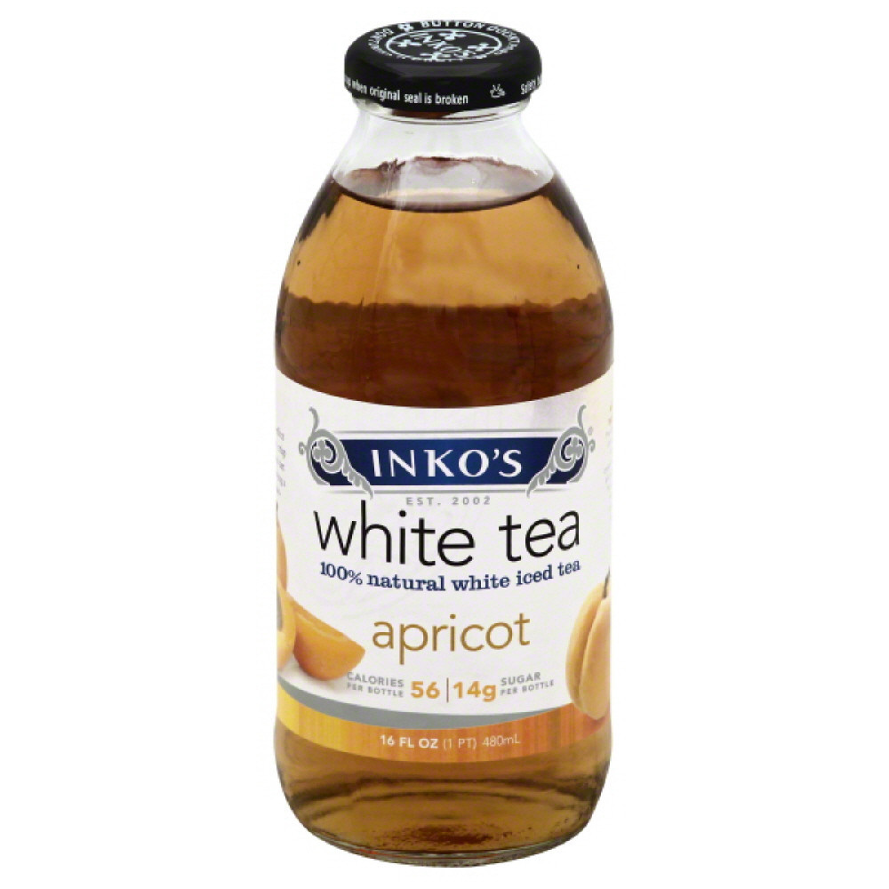 Inko's White Tea, Organic, Apricot 16 Oz