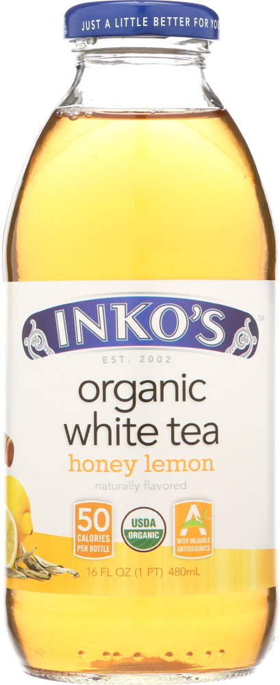 Inko's Organic White Tea - Honey Lemon 16.00 Fl Oz