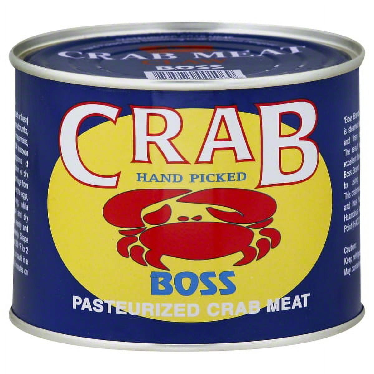 Boss Crab Meat, Pasteurized 16 Oz