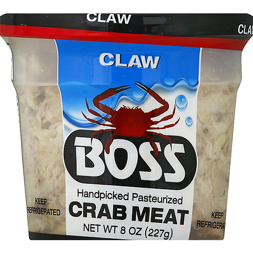 Boss Crab Meat, Claw - 8 Ounce