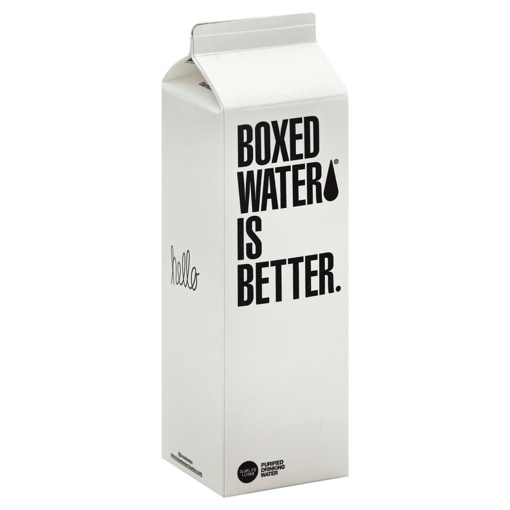 Boxed Water is Better Purified Drinking 33.80 Fl Oz
