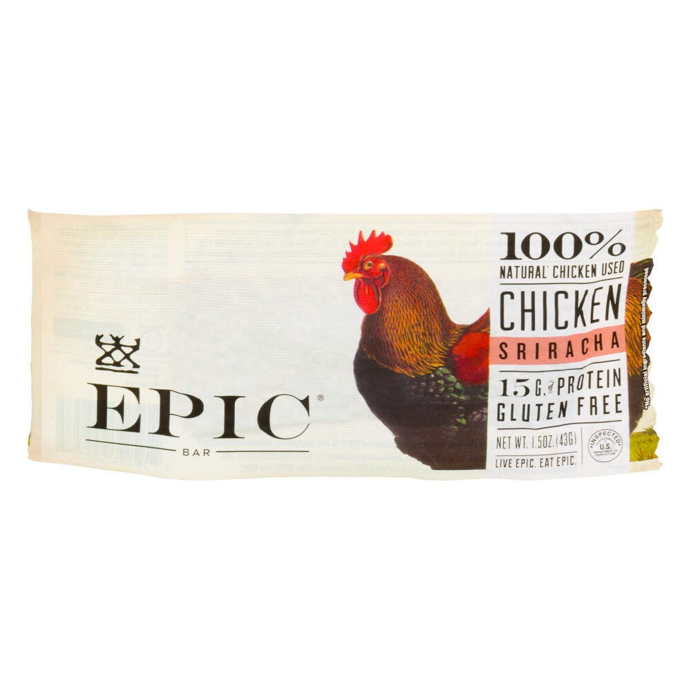 Epic Provisions Llc Bar, Chicken, Sriracha 1.5 Oz