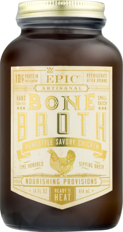 Epic Bone Broth, Homestyle Savory Chicken