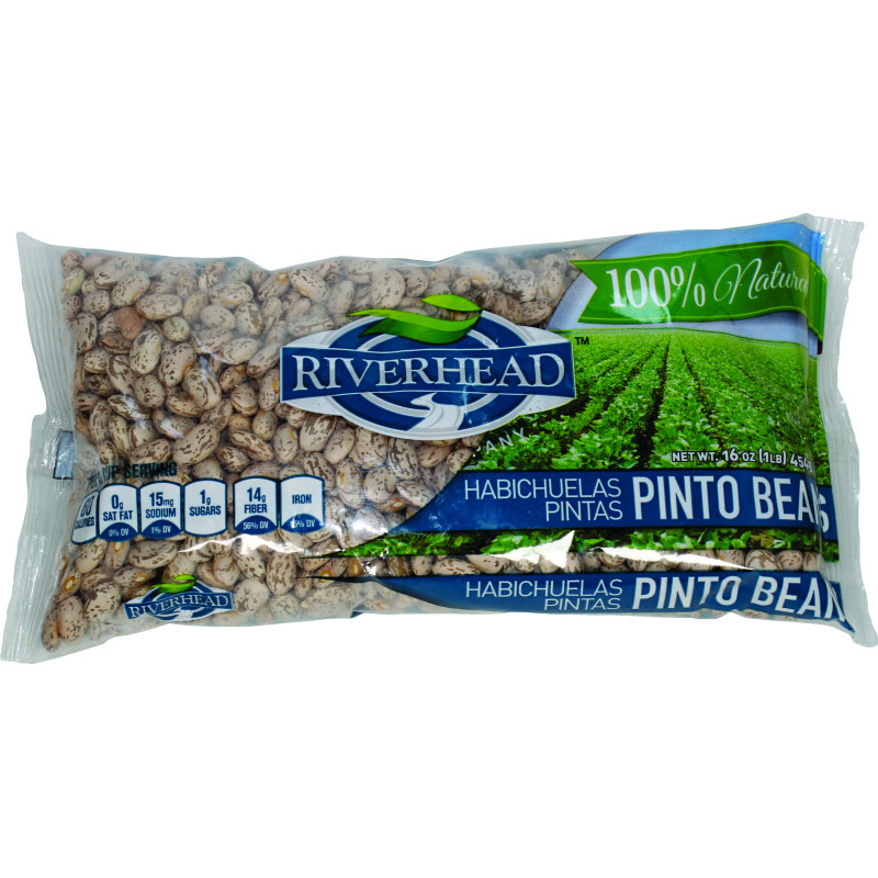 Riverhead Pinto Beans - 1 Lb. - Box: 24 Units - Loc: S7