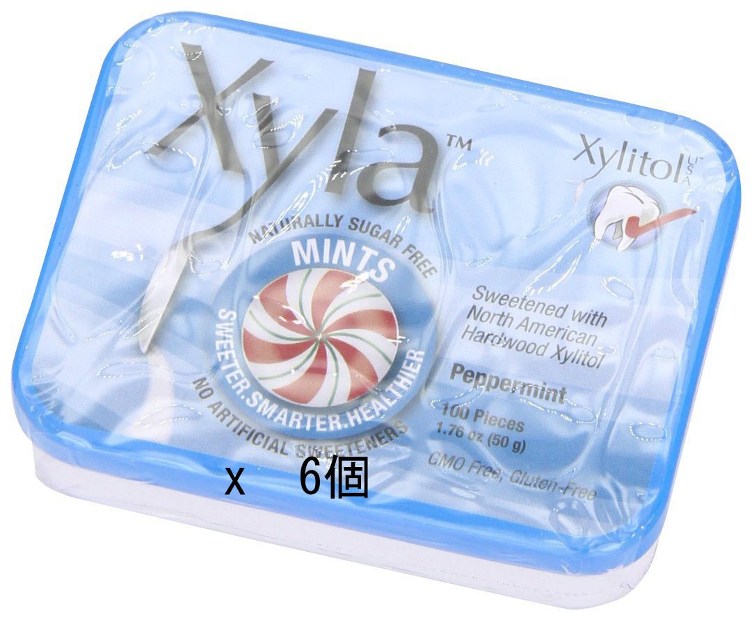 Xyla Mints, Naturally Sugar Free, Peppermint
