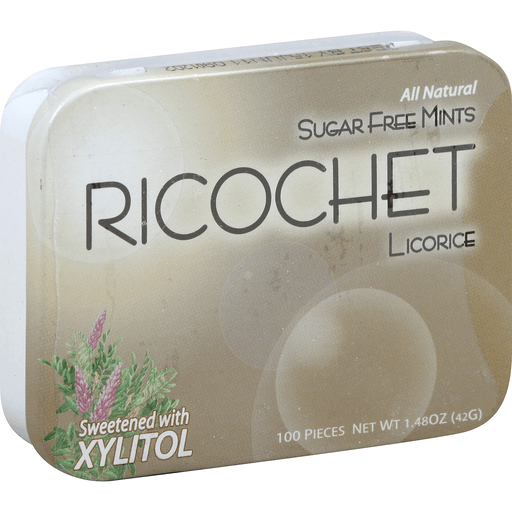 Ricochet Xylitol Licorice Mints