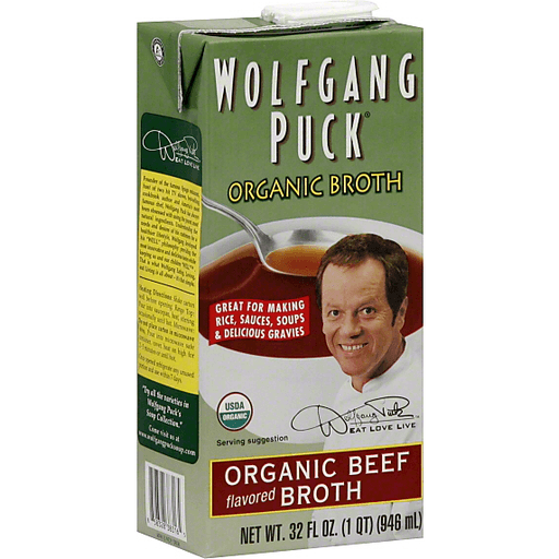 Wolfgang Puck Broth, Organic, Beef Flavored