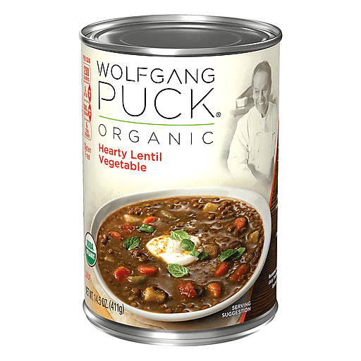 Wolfgang Puck Thick Hearty Lentil & Vegetable Organic Soup