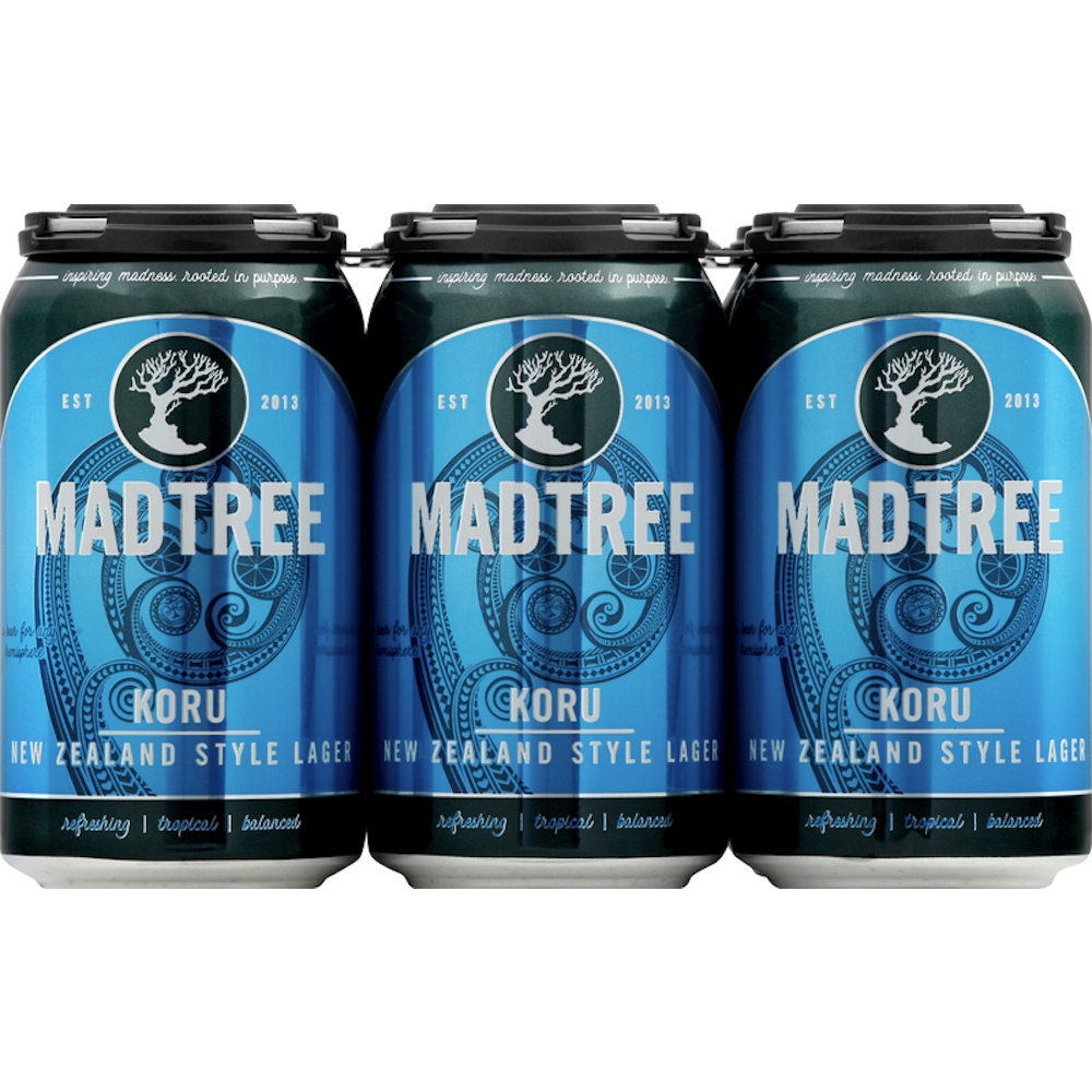 Madtree Beer, Koru, New Zealand Style Lager