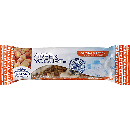 Rickland Orchards Greek Yogurt Coated Orchard Peach Protein Bar