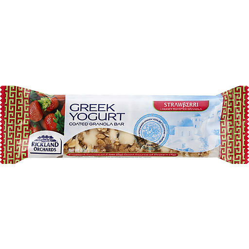 Rickland Orchards Granola Bar, Greek Yogurt Coated, Strawberry