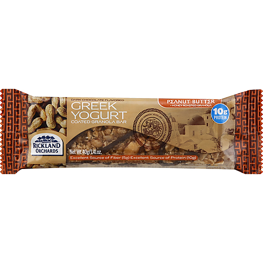 Rickland Orchards Granola Bar, Greek Yogurt Coated, Peanut Butter