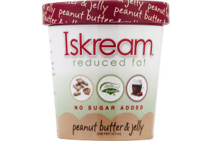 Iskream Reduced Fat No Sugar Added Peanut Butter & Jelly