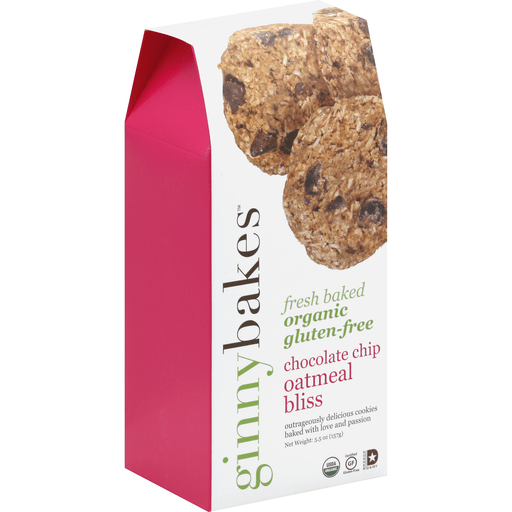 Ginnybakes Cookies, Chocolate Chip Oatmeal 5.5 Oz