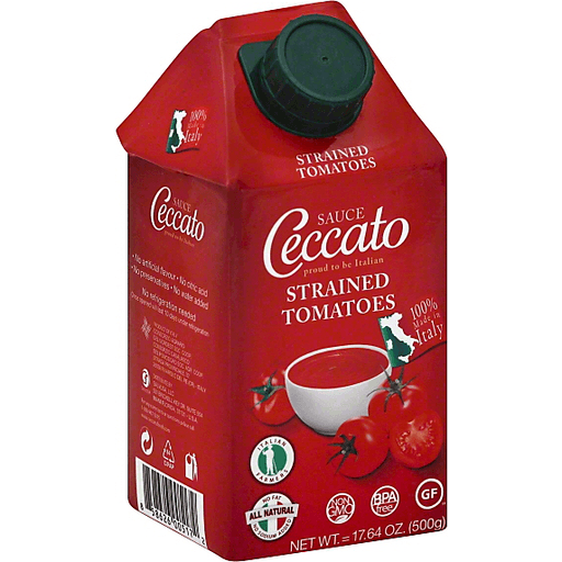 Ceccato Sauce, Strained Tomatoes