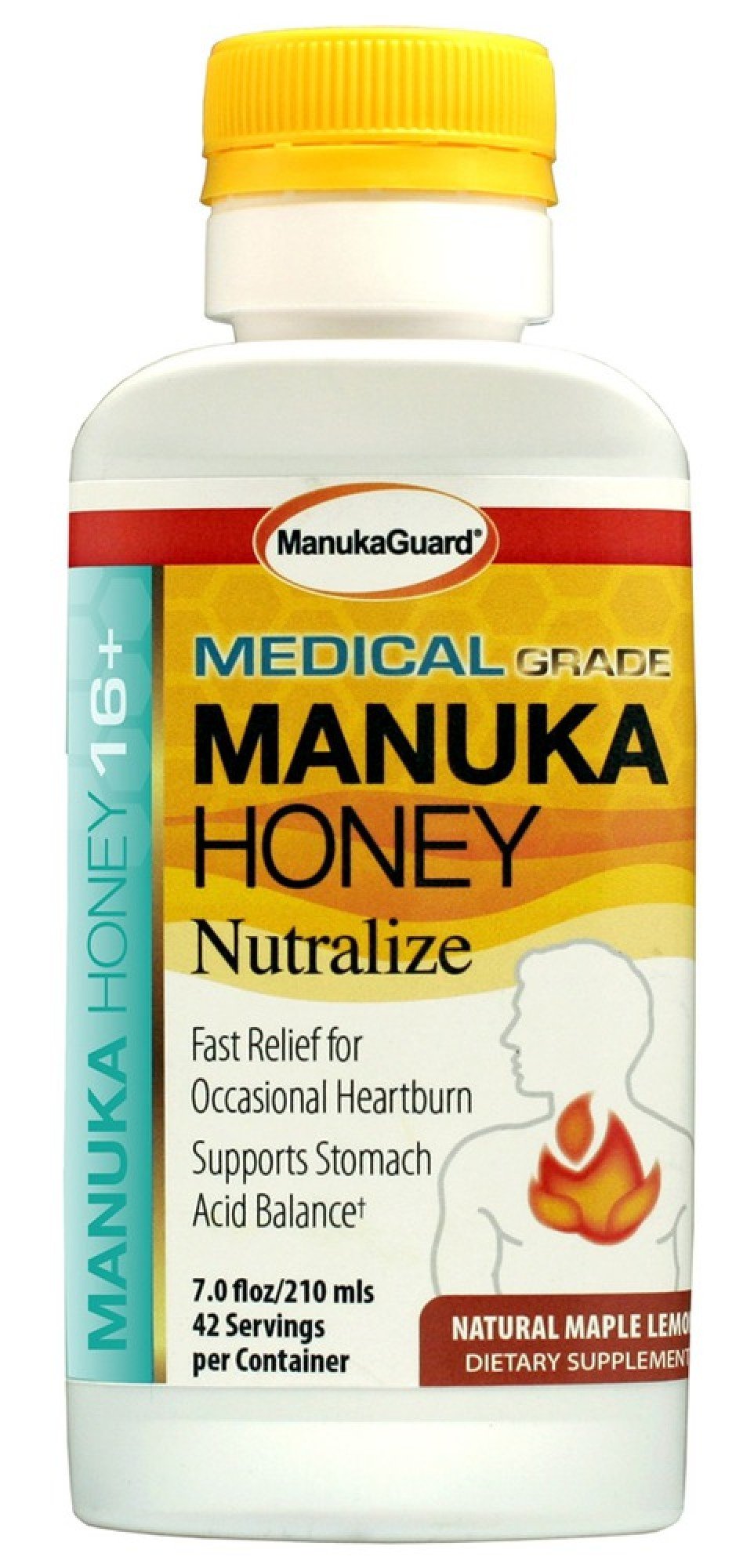 ManukaGuard Nutralize Honey Natural Maple Lemon, 7 Oz