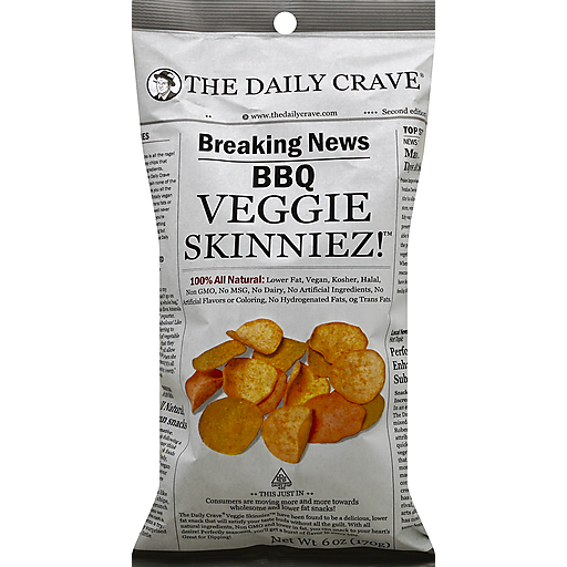 The Daily Crave Veggie Skinniez, BBQ