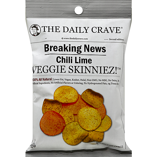 The Daily Crave Veggie Skinniez, Chili Lime 1 Oz