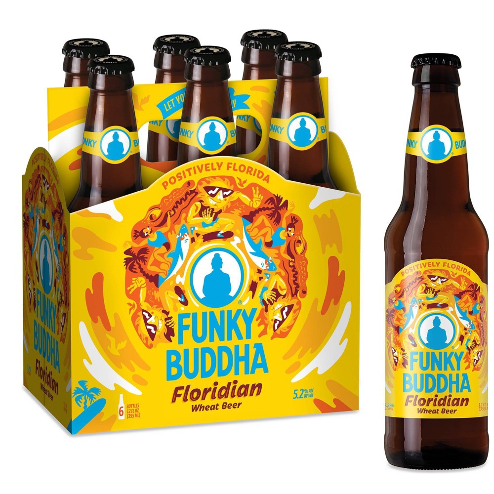 Funky Buddha Floridian Hefeweizen Beer - 6pk/12 Fl Oz Bottles