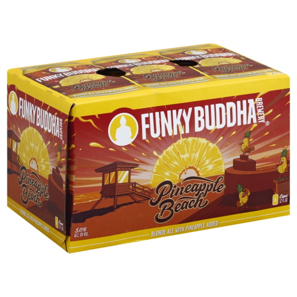 Funky Buddha Beer, Blonde Ale, Pineapple Beach