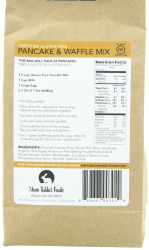 Moon Rabbit Gluten Free Pancake And Waffle Mix, 17.2-Ounce