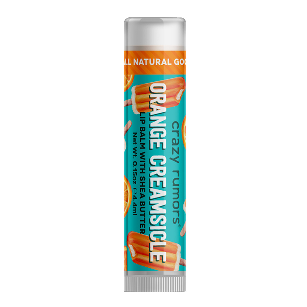 Crazy Rumors Lip Balm Orange Creamsicle .15 Oz