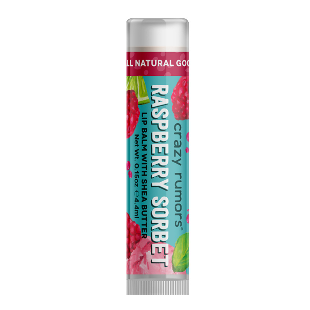 Crazy Rumors Raspberry Sorbet Lip Balm - 0.15 Oz