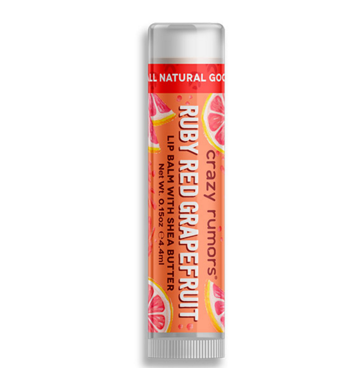 Crazy Rumors Ruby Red Grapefruit Lip Balm 0.15 Oz