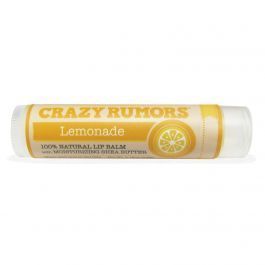 Crazy Rumors 100% Natural Lip Balm, Lemonade, 0.15 Oz (4.4 Ml)