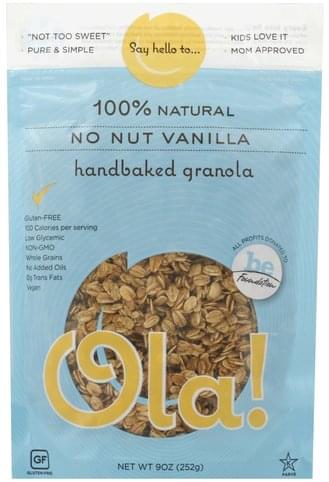 Ola Granola, Handbaked, No Nut Vanilla