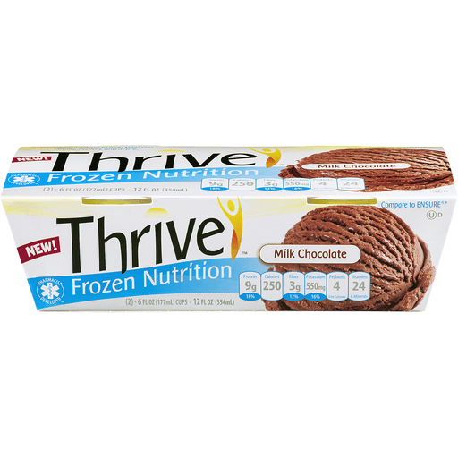 Thrive Frozen Nutrition Milk Chocolate Cups