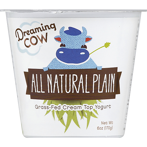 Dreaming Cow Yogurt, All Natural Plain 6 Oz