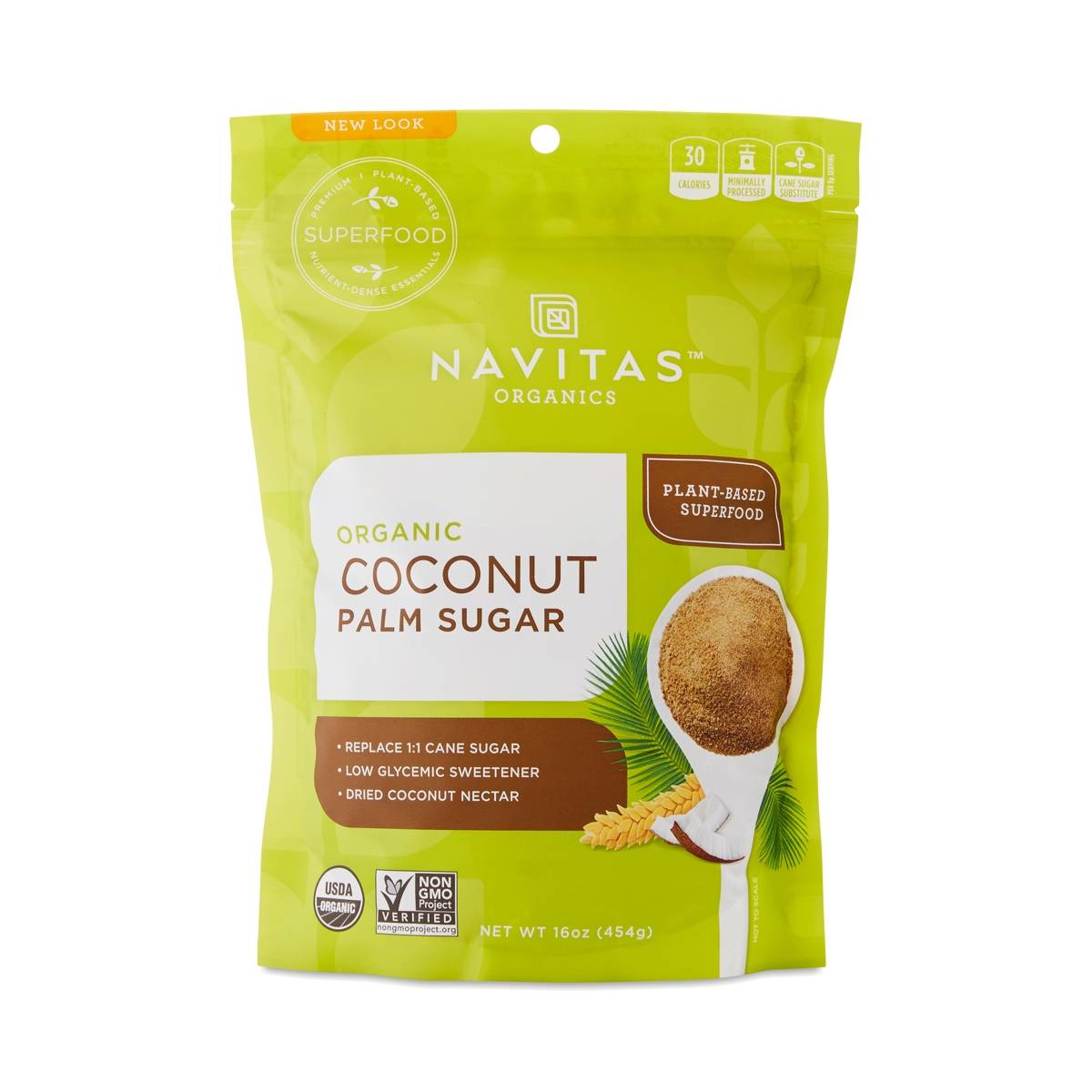 Navitas Naturals Organic Coconut Palm Sugar - 16 Oz