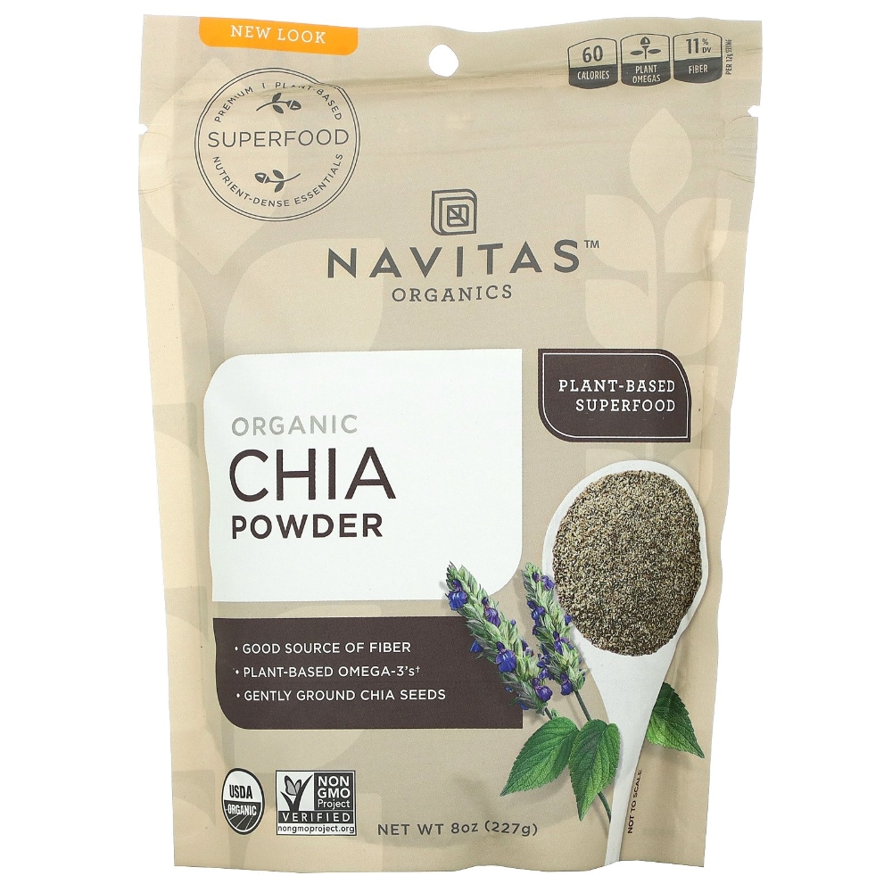 Navitas Organics, Organic Chia Seed Sprouted Powder, 8 Oz