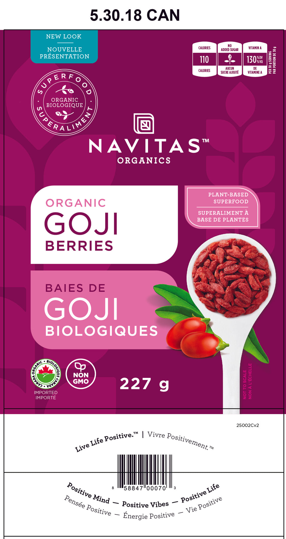 Navitas Organics Goji Berries Organic - 8 Ounce