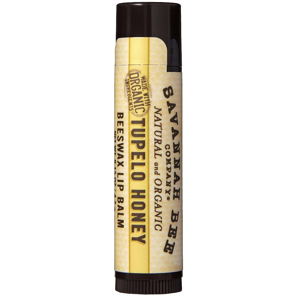 Savannah Bee Company Natural And Organic Tupelo Honey Beeswax Lip Balm, 0.15-Ounce