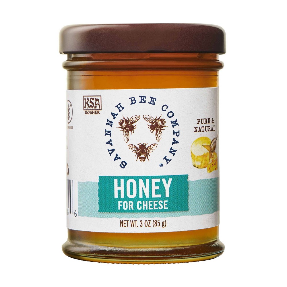 Savannah Bee Company Pure & Natural Honey For Cheese 3 Oz