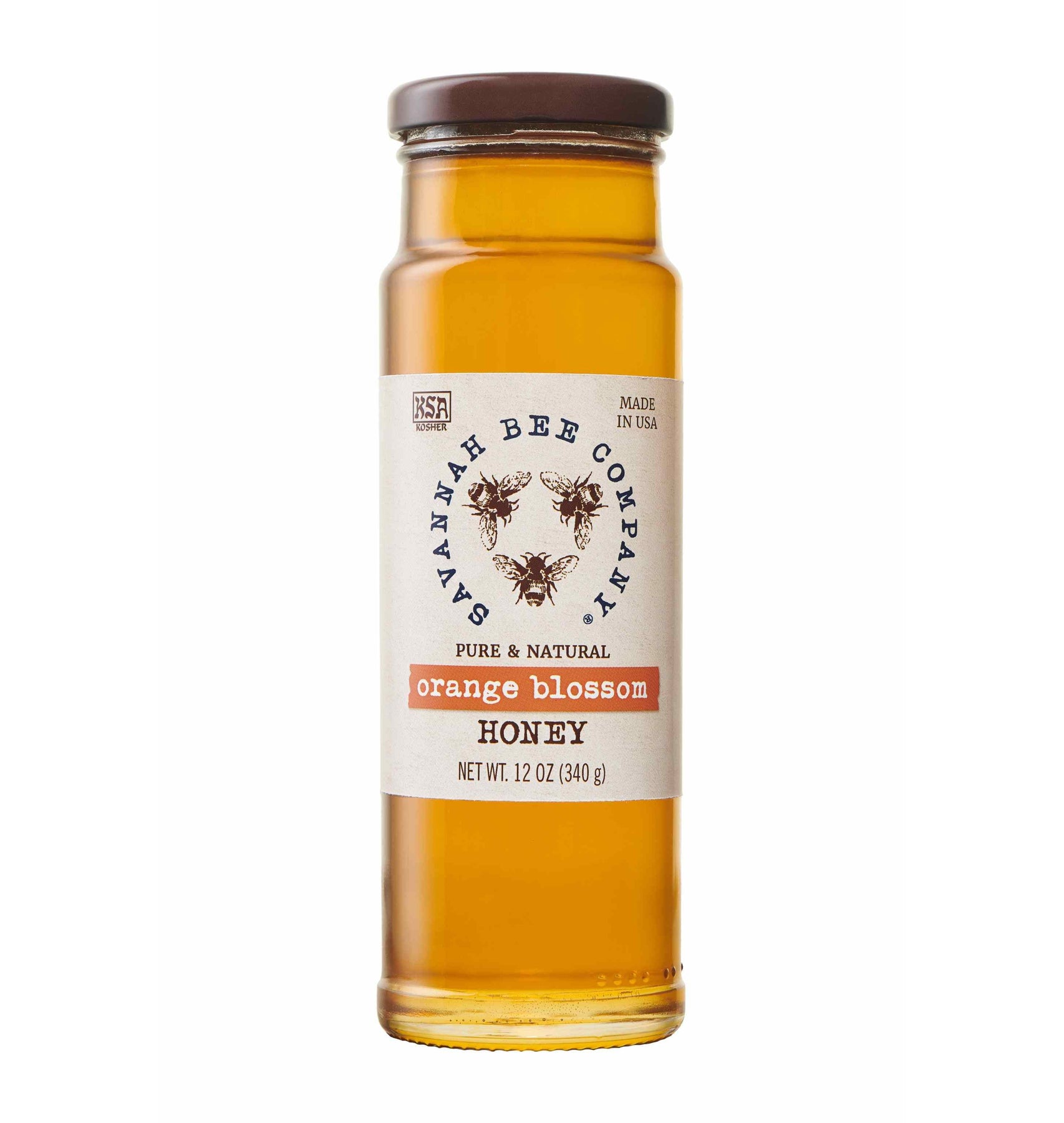 Savannah Bee Company Orange Blossom Honey 12 Oz