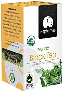 Elephantea Organic Black Tea - Pack (20 Bags)
