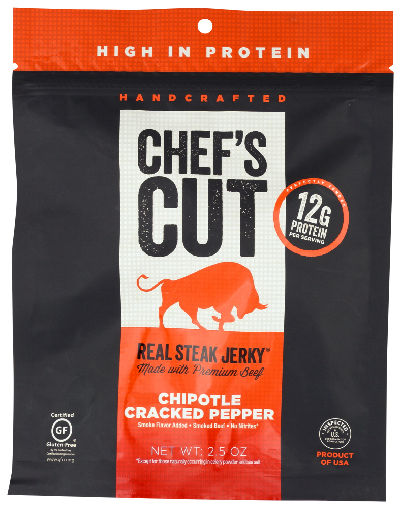 Chef's Cut Real Steak Beef Jerky - Chipotle Cracked Pepper