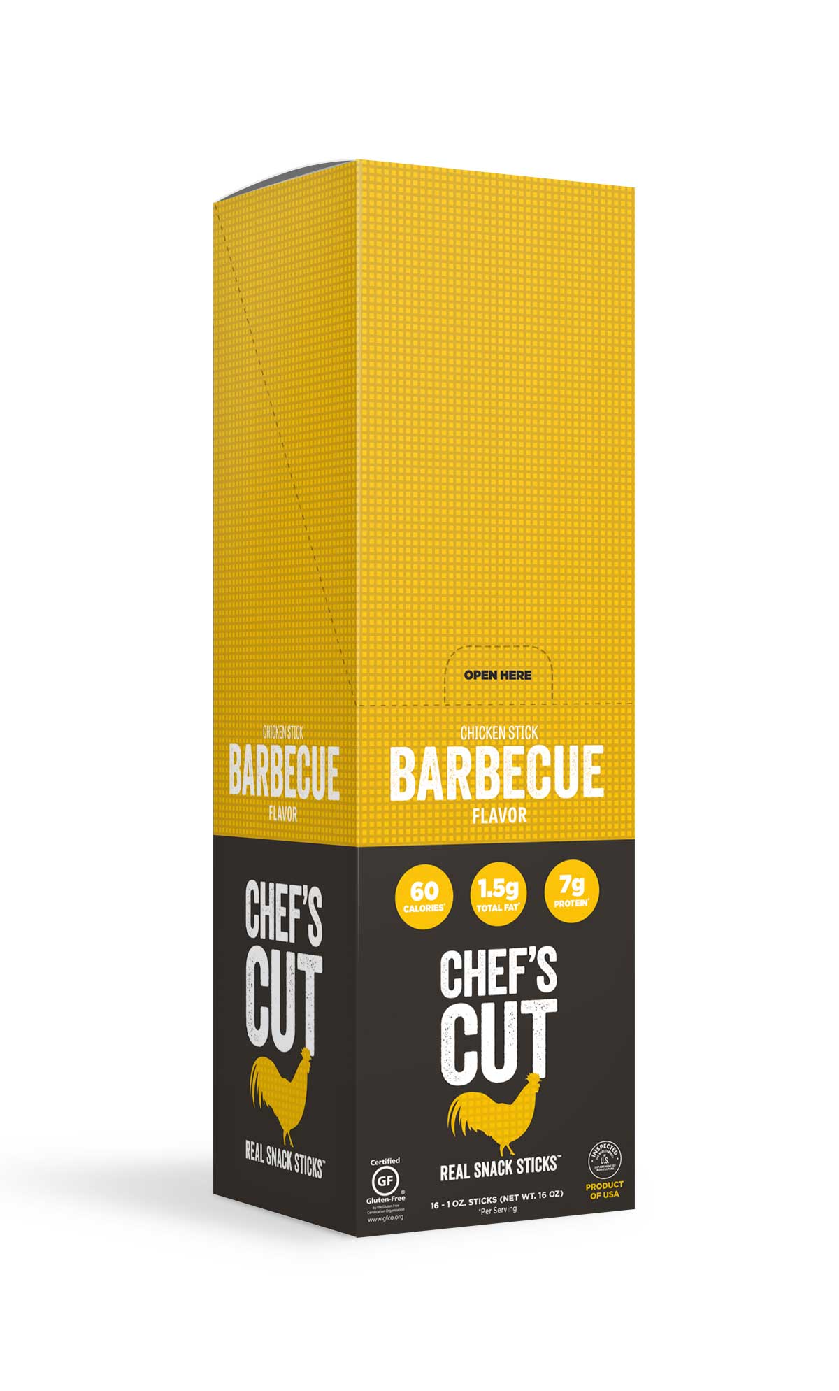 Chef's Cut Jerky Snack Stick Barbecue Chicken, 1 Oz
