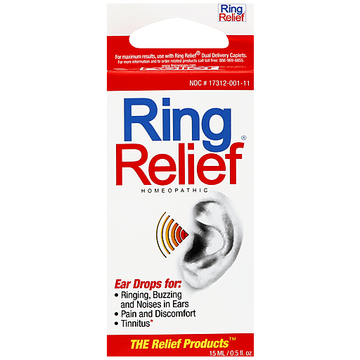 Relief Products Ring Homeopathic Ear Drops, 0.5-Ounce Package