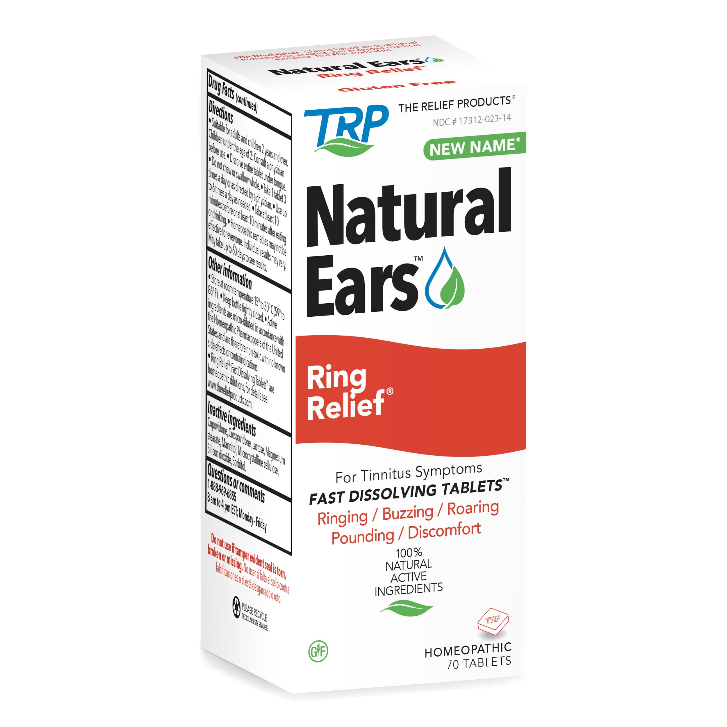 TRP Ring Relief Homeopathic Fast Dissolving Tablets