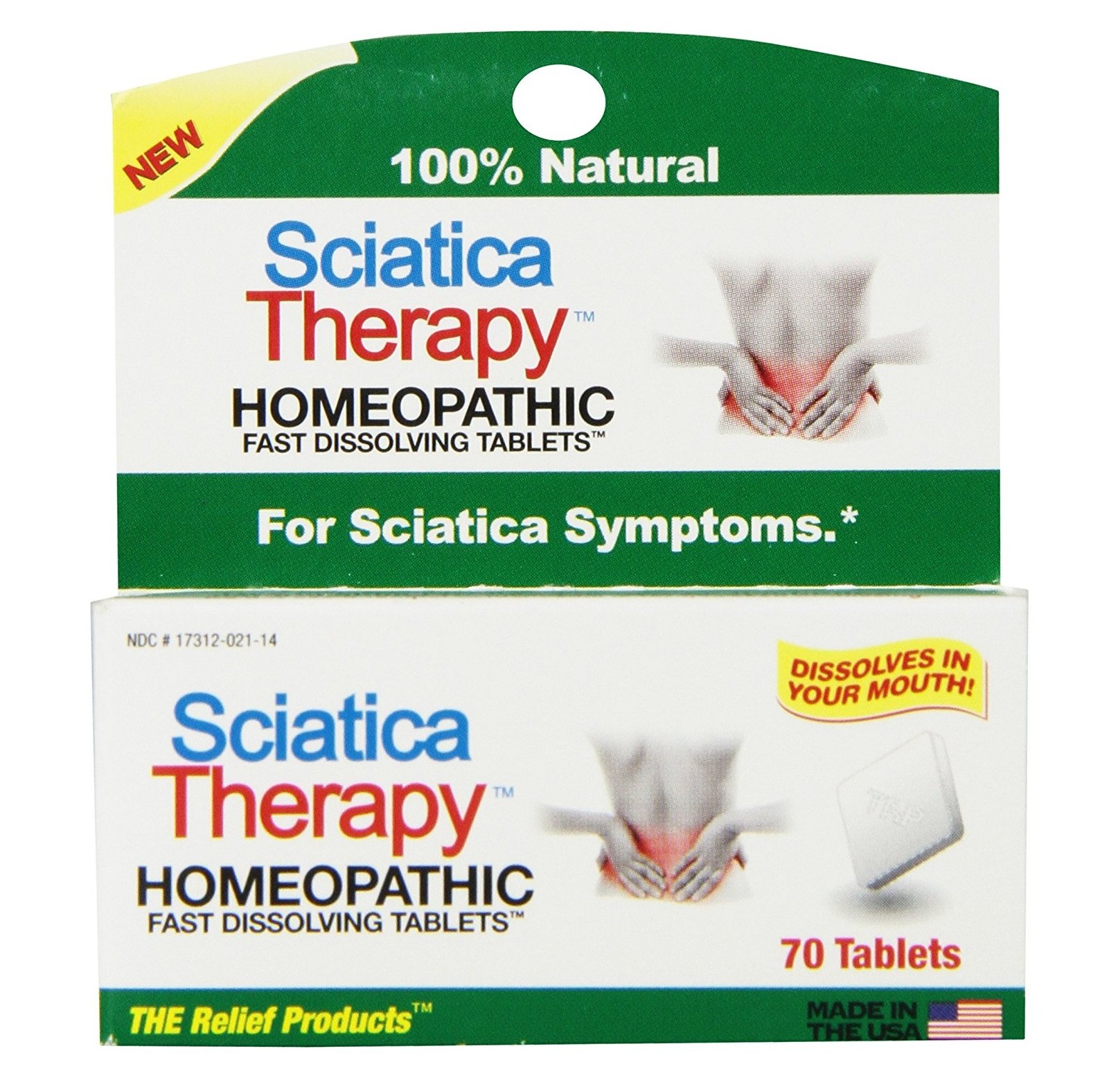 Trp Company The Relief Products Sciatica Therapy Fast Dissolving Tablets