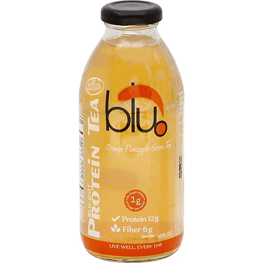 Blu Green Tea, Orange Pineapple 16 Oz