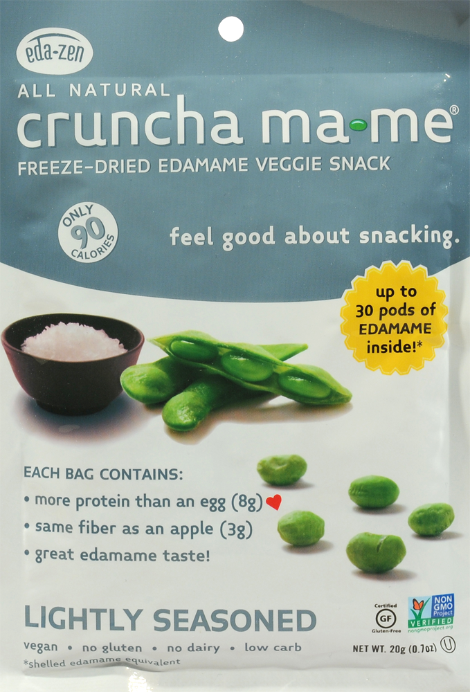 Cruncha MaMe Veggie Snack, Freeze-Dried Edamame, Lightly Seasoned