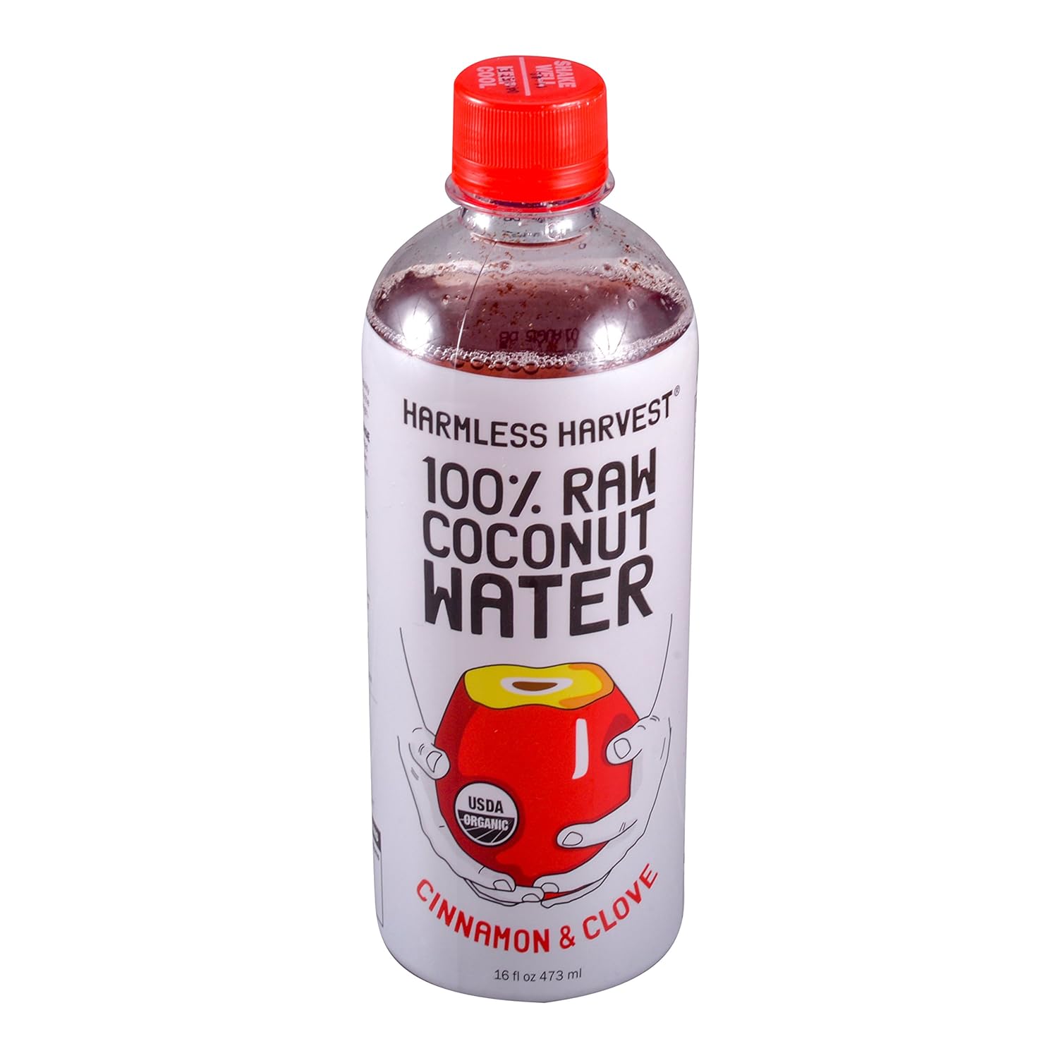 Harmless Harvest Organic Raw Cinnamon Clove Coconut Water, 16 FZ
