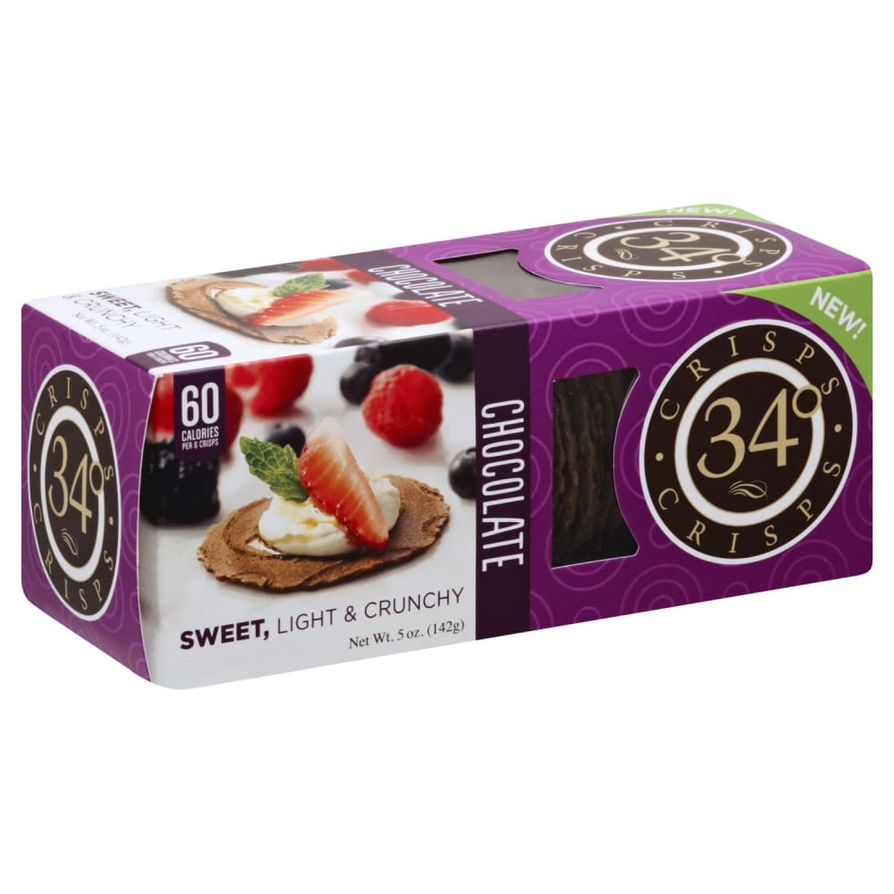 34 Degrees Crisps Chocolate - 5 Oz