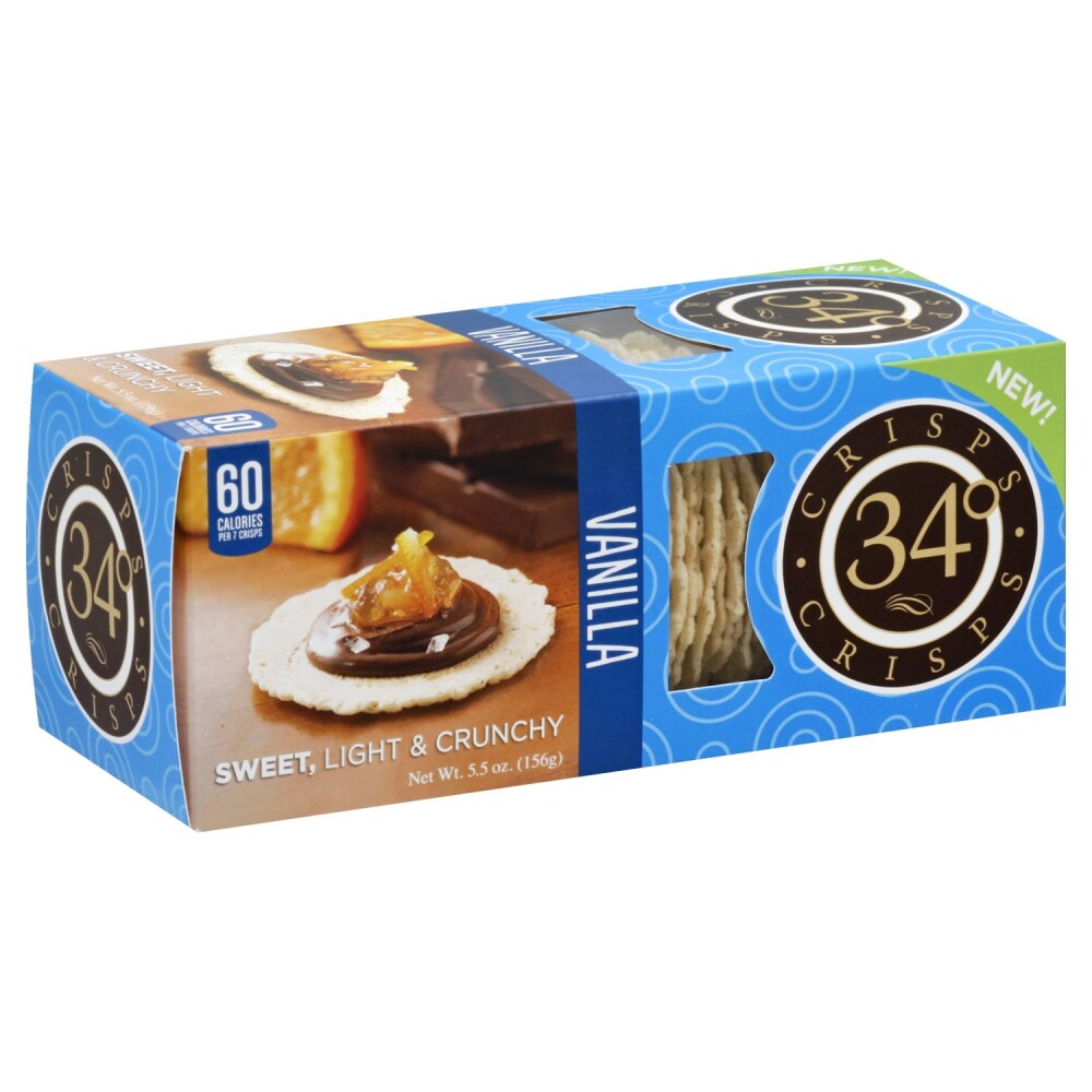 34 Degrees Crisps Vanilla - 5 .5 Oz
